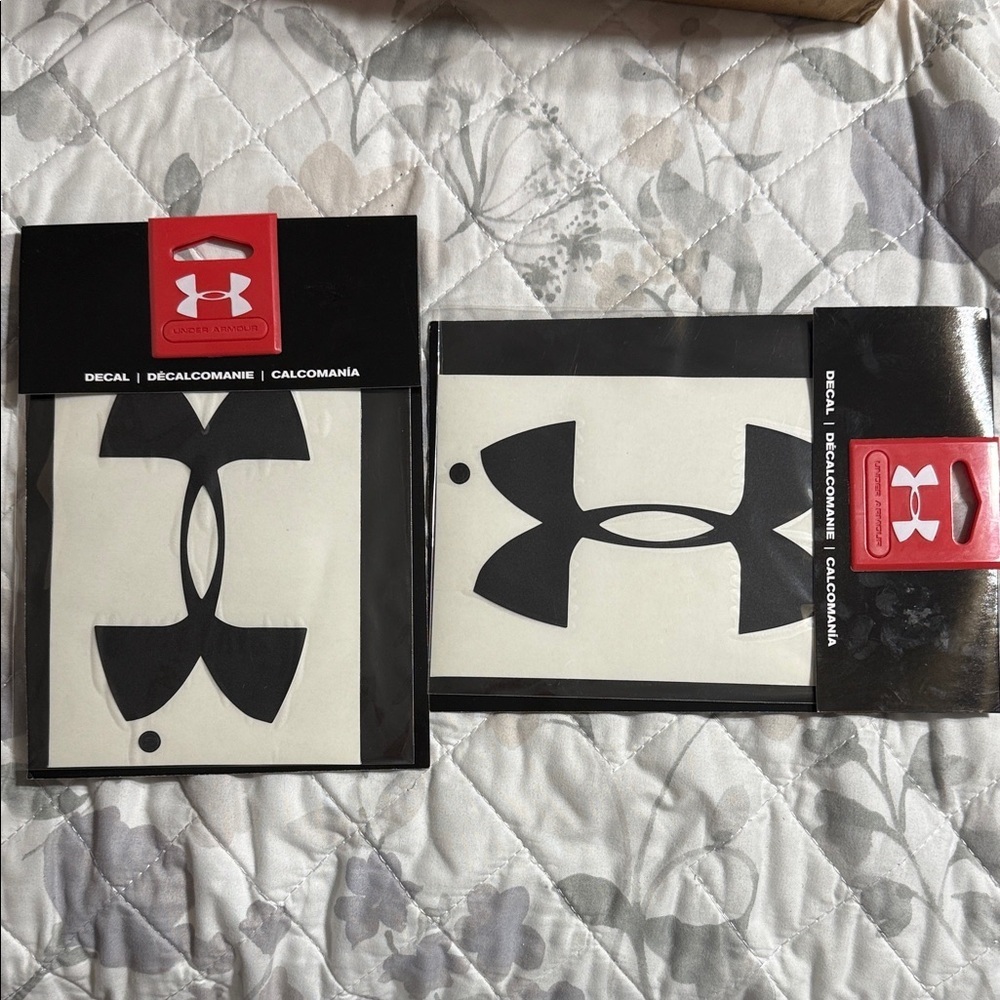 Under Armour Black Logo Decal Pack
